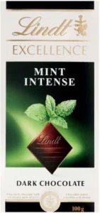 Lindt Excellence Mint Intense Dark Chocolate Slab 100g | Shop Online