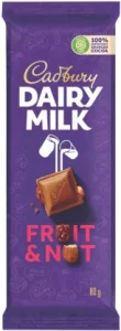 Cadbury Dairy Milk Fruit and Nut Fruit and Nuts Chocolate Slab 80g | Shop Online