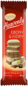 Beacon Heavenly Ebony and Ivory White Chocolate Slab 80g | Shop Online