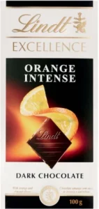 Lindt Excellence Orange Intense Dark Chocolate Slab 100g | Shop Online