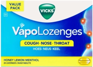 Vicks Lozenges - Honey Lemon Tablets 24 Strip