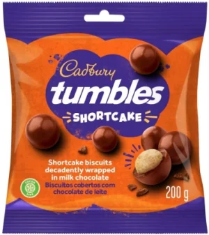 Cadbury Tumbles Shortcake Milk Chocolate Bites 200g | Shop Online