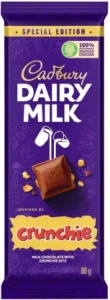 Cadbury Chocolate Crunchie Milk Chocolate Slab 80g | Shop Online