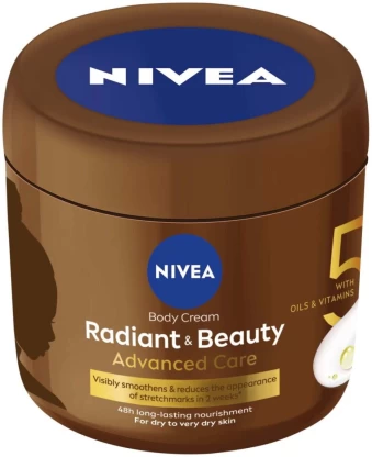 Nivea Radiant & Beauty Advanced Care Body Cream 400ml - Image 2