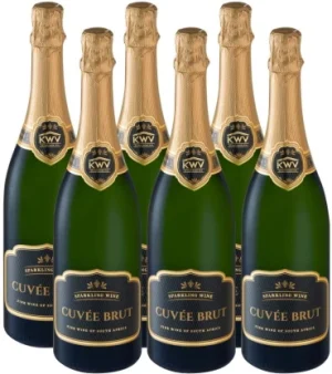 KWV Extra Dry Sparkling White Wine (Pack of 6 x 750 ml) R589 | Shop Online