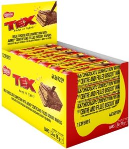 Nestle Tex Wafer Aero Centre Milk Chocolate Bars 24 x 18g | Shop Online