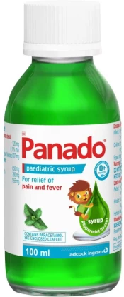 Panado Perppermint Paediatric Syrup Liquid 100ml