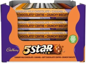 Cadbury 5-Star Caramel Milk Chocolate Bars 32 x 48.5g | Shop Online