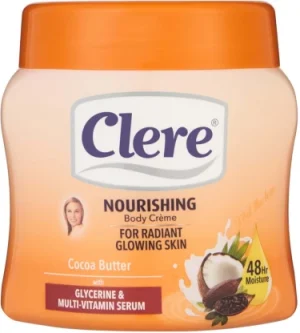 Clere Cocoa Butter Nourishing Body Cream 500ml