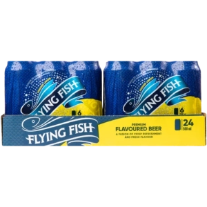 Flying Fish Pressed Lemon Flavoured Alcoholic Beer Can (4.5% Alcohol, Pack of 24 x 500 ml) | Shop Online