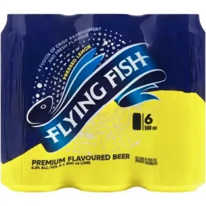 Flying Fish Pressed Lemon Flavoured Alcoholic Beer Can (4.5% Alcohol, Pack of 6 x 500 ml) | Shop Online