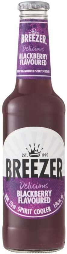 Bacardi Breezer Blackberry Sprit Cooler  (Pack of 6 x 275 ml, NRB) | Shop Online - Image 3