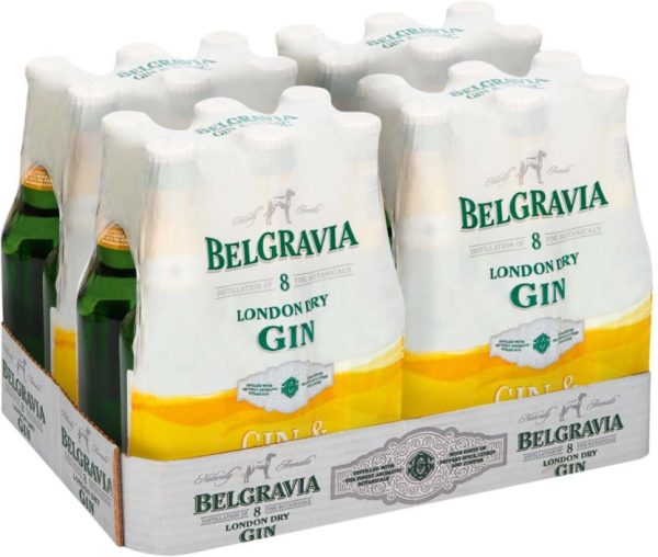 Belgravia Gin & Tonic Bottle ( Pack of 24 x 275ml, 5 Percent Alcohol Volume) | Shop Online