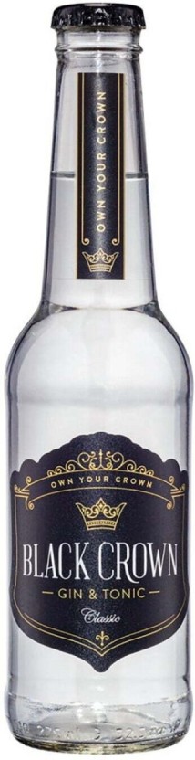 Black Crown Premium Premix Gin and Tonic Alcoholic Beverage ( Pack of 24 x 275 ml Bottles , 5 Percent Alcohol Volume ) | Shop Online - Image 3