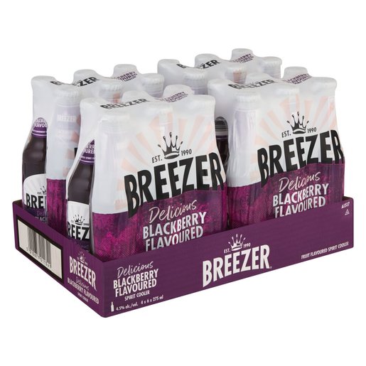 Bacardi Breezer Blackberry Sprit Cooler  (Pack of 24 x 275 ml, NRB) | Shop Online - Image 2
