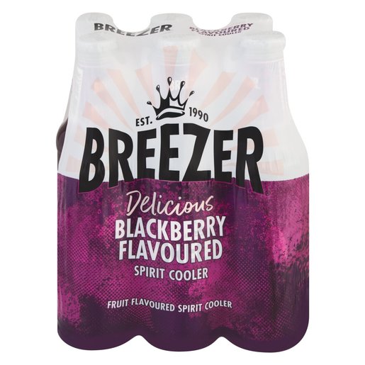 Bacardi Breezer Blackberry Sprit Cooler  (Pack of 6 x 275 ml, NRB) | Shop Online - Image 2