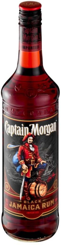 Captain Morgan Black Jamaican Rum Alcoholic Beverage (Pack of 1x 750 ml) | Shop Online - Image 2