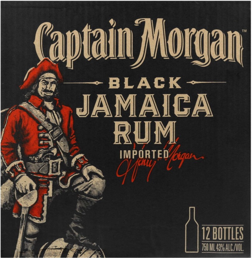 Captain Morgan Black Jamaican Rum Alcoholic Beverage (Pack of 12 x 750 ml) | Shop Online - Image 5