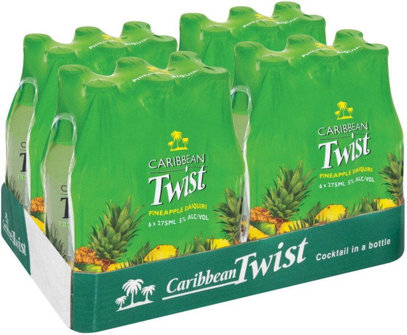 Caribbean Twist Peach Paradise Sprit Cooler  (Pack of 24 x 275 ml) | Shop Online - Image 2