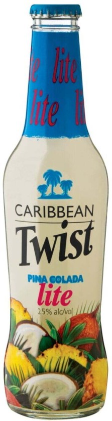 Caribbean Twist Pina Colada Lite Spirit Cooler  (Pack of 24 x 275 ml) | Shop Online - Image 2