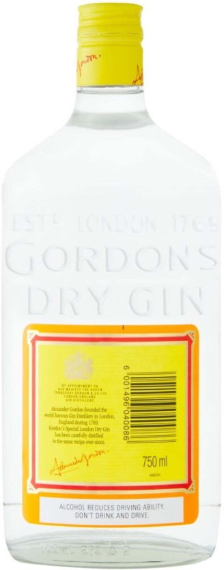 Gordon's London Dry Gin ( Pack of 1 x 750 ml, 43 Percent Alcohol Volume) | Shop Online - Image 3