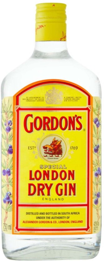 Gordon's London Dry Gin ( Pack of 1 x 750 ml, 43 Percent Alcohol Volume) | Shop Online - Image 2