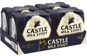 Castle Milk Stout Alcoholic Beer Can (6% Alcohol, Pack of 24 x 500 ml) | Shop Online