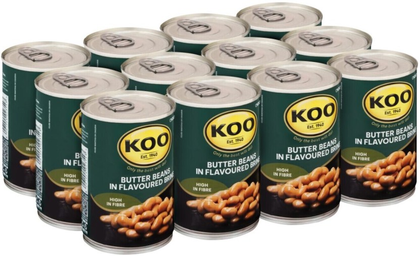 Koo Butter Beans  (Pack of 12 x 410 g) | Shop Online - Image 2