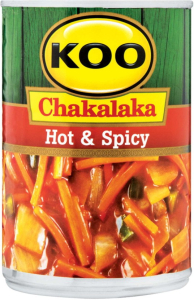 Koo Chakalaka Hot & Spicy Vegetables  ( Pack of 12 x 410 g) | Shop Online