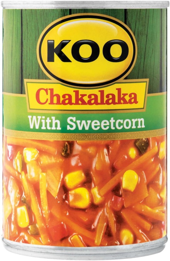 Koo Chakalaka with Sweet Corn Vegetables  (Pack of 12 x 410 g) | Shop Online