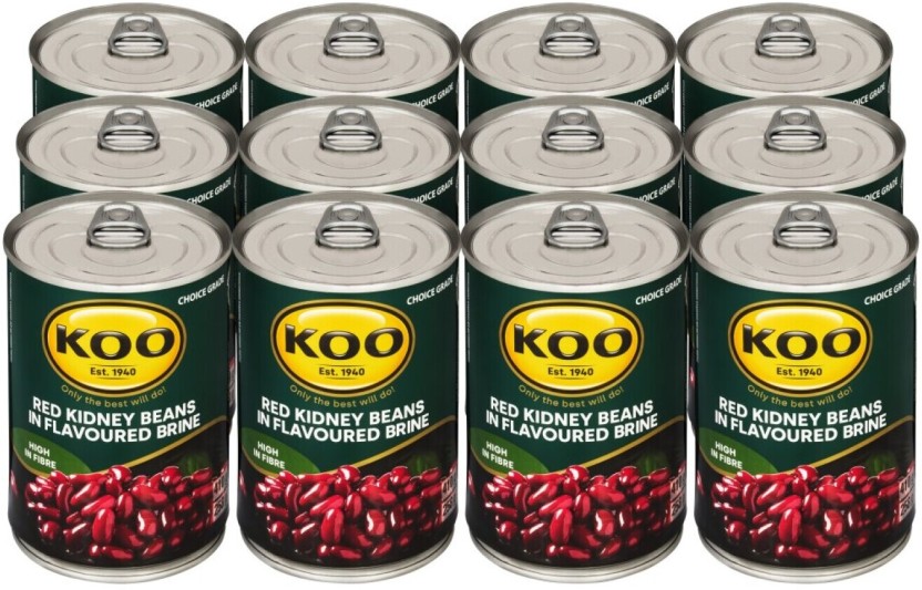 Koo Red Kidney Beans  ( Pack of 12 x 410 g) | Shop Online