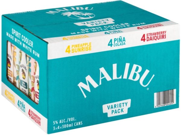 Malibu Variety Pack Sprit Cooler  (Pack of 12 x 300 ml) | Shop Online