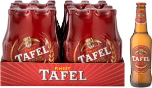 Tafel Lager Alcoholic Beer Bottle (4% Alcohol, Pack of 24 x 330 ml) | Shop Online