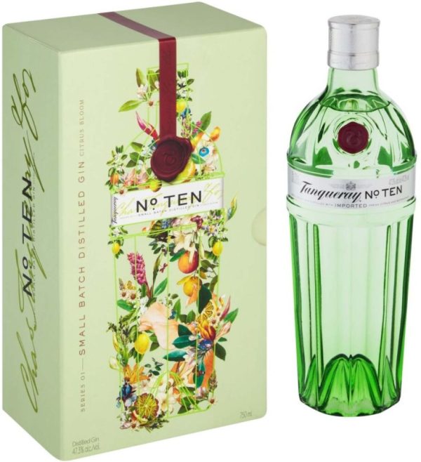 Tanqueray No. 10 Gin Alcoholic Beverage Bottle (1 x 750ml, 47 Percent Alcohol Volume) | Shop Online