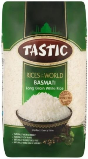 Tastic Basmati Long Grain Rice (Pack of 20 x 1kg) | Shop Online