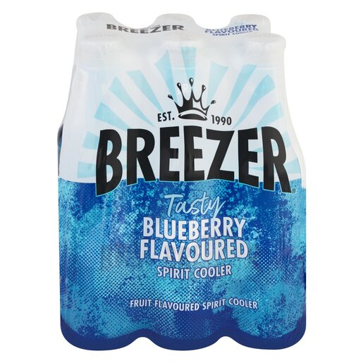 Bacardi Breezer Blueberry Sprit Cooler  (Pack of 6 x 275 ml) | Shop Online