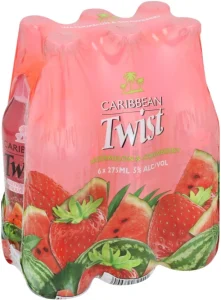 Caribbean Twist Watermelon Strawberry Sprit Cooler (Pack of 6 x 275 ml) | Shop Online