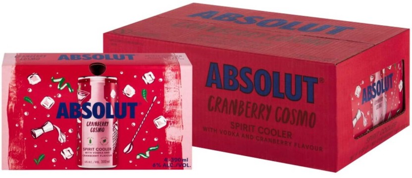 Absolut Non Returnable Bottle Sprit Cooler  (Pack of 24 x 300 ml) | Shop Online - Image 4