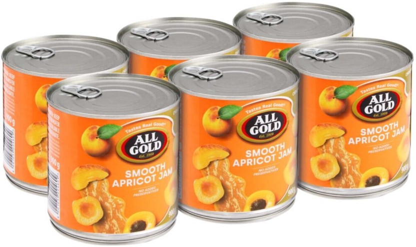 All Gold Smooth Apricot Jam 900 g  (Pack of 6) | Shop Online
