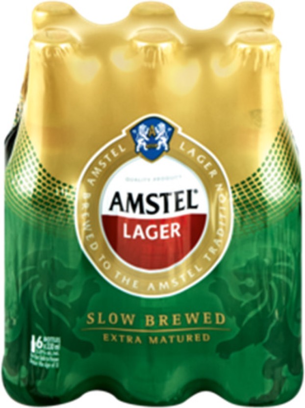 Amstel Lager Bottle  (Pack of 6 x 330 ml) | Shop Online
