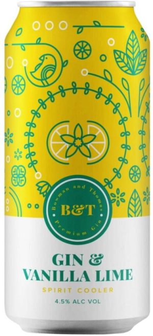 B&T Gin & Vanila Lime Sprit Cooler  (Pack of 6 x 440 ml) | Shop Online