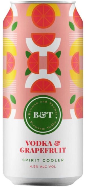 B&T Premium Vodka Grape Fruit Sprit Cooler  (Pack of 24 x 440 ml) | Shop Online