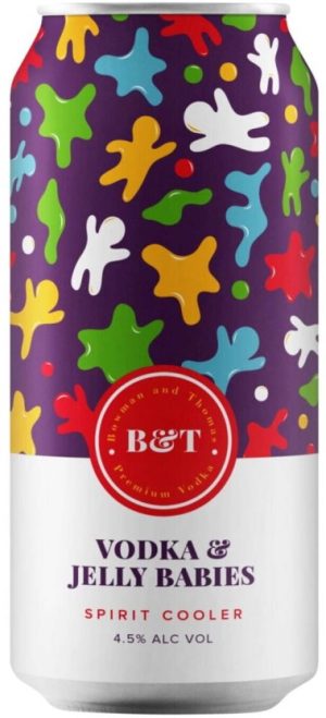 B&T Premium Vodka Jelly Babies Sprit Cooler  (Pack of 24 x 440 ml) | Shop Online