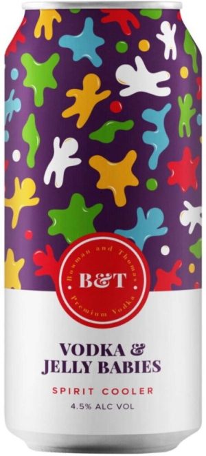 B&T Premium Vodka Jelly Babies Sprit Cooler  (Pack of 6 x 440 ml) | Shop Online