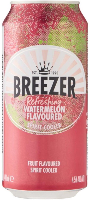 Bacardi Refreshing watermelon flavour Sprit Cooler  (440 ml) | Shop Online - Image 2