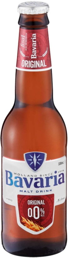Bavaria Original Flavoured Malt Non Alcoholic Beer Bottle  (Pack of 24 x 330 ml) | Shop Online - Image 2