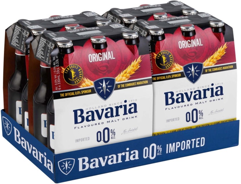 Bavaria Original Flavoured Malt Non Alcoholic Beer Bottle  (Pack of 24 x 330 ml) | Shop Online - Image 3