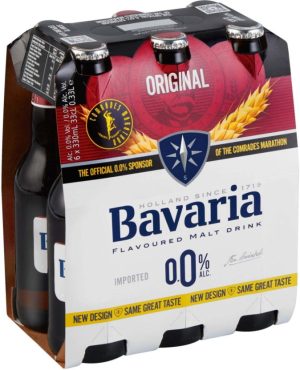 Bavaria Original Flavoured Malt Non Alcoholic Beer Bottle (Pack of 6 x 330 ml) | Shop Online