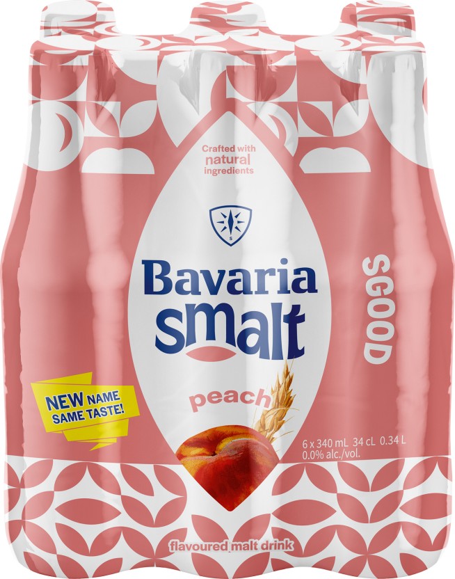 Bavaria Peach Flavoured Malt Non Alcoholic Beer Bottle  (Pack of 6 x 330 ml) | Shop Online