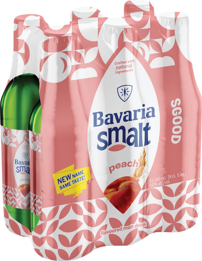 Bavaria Peach Flavoured Malt Non Alcoholic Beer Bottle  (Pack of 6 x 330 ml) | Shop Online - Image 2